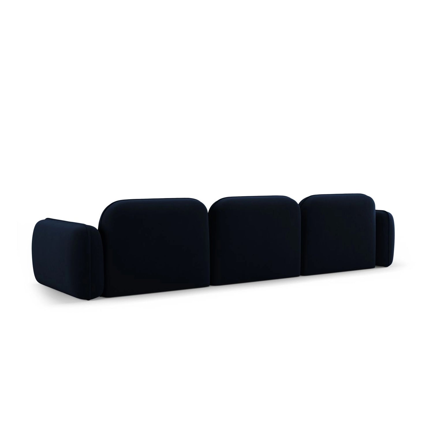 Sydney 4-Sitzer Sofa aus Samt in Königsblau (Casino Deep Blue), 320x90x70 cm von Cosmopolitan Design – Bild 5