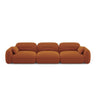 Sydney 4-Sitzer Sofa aus Samt in Terrakotta (Casino Terracota), 320x90x70 cm von Cosmopolitan Design – Bild 1