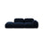 Sydney Modulares 3-Sitzer Sofa, Linke Seite, aus Samt in Königsblau (Casino Deep Blue), 295x90 cm von Cosmopolitan Design – Bild 1
