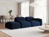 Sydney Modulares 3-Sitzer Sofa, Linke Seite, aus Samt in Königsblau (Casino Deep Blue), 295x90 cm von Cosmopolitan Design – Bild 2