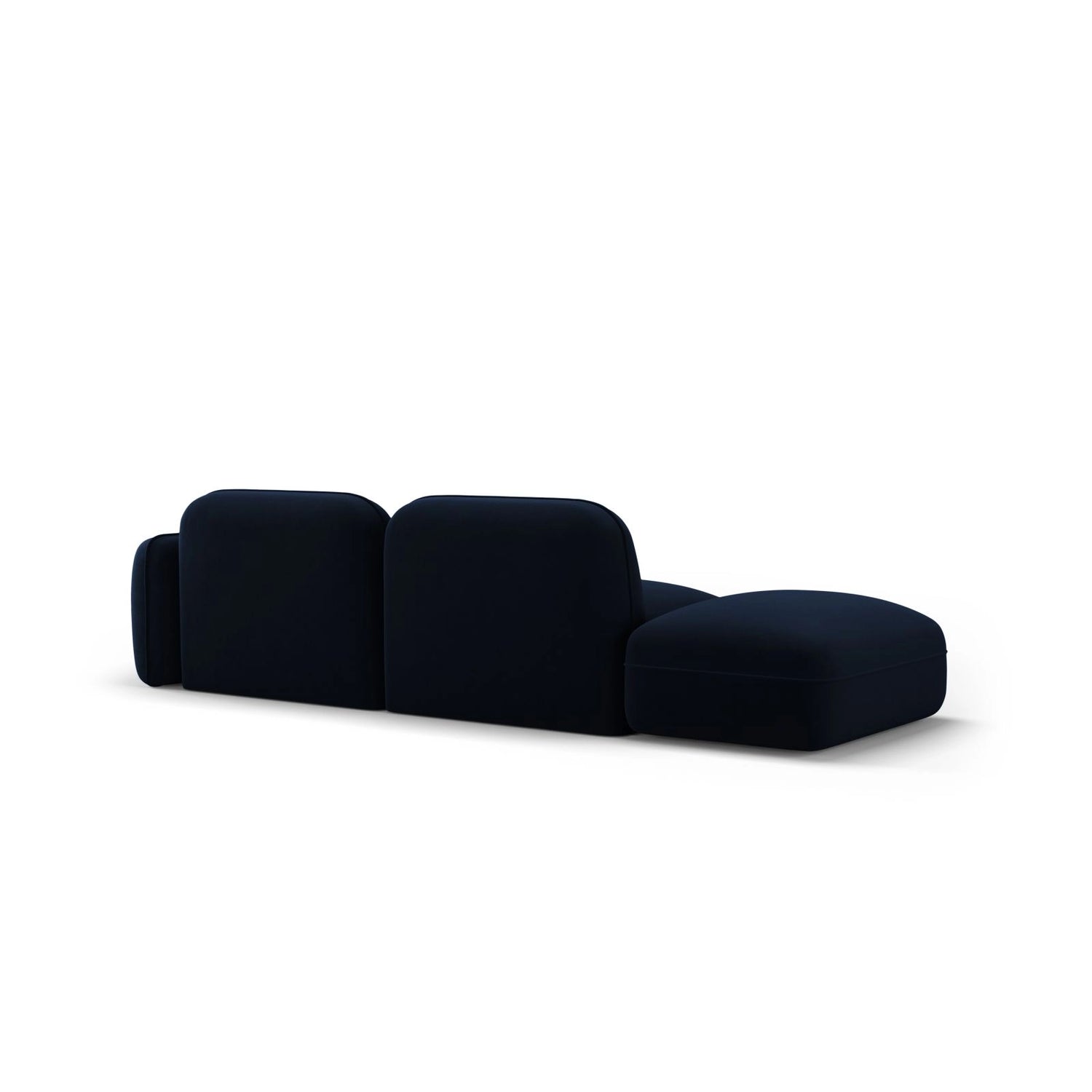 Sydney Modulares 3-Sitzer Sofa, Linke Seite, aus Samt in Königsblau (Casino Deep Blue), 295x90 cm von Cosmopolitan Design – Bild 5