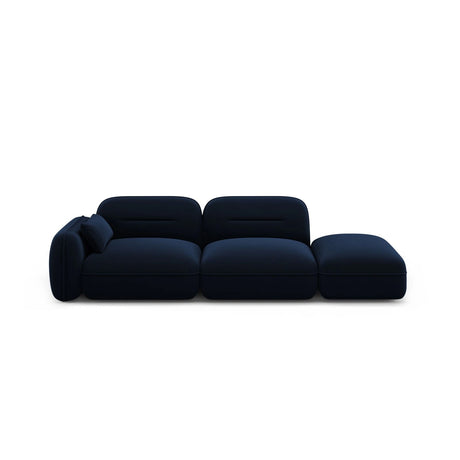 Sydney Modulares 3-Sitzer Sofa, Rechte Seite, aus Samt in Königsblau (Casino Deep Blue), 295x90 cm von Cosmopolitan Design – Bild 1