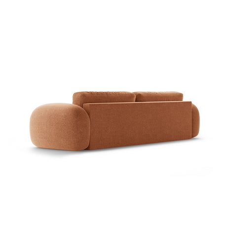 Tonale 3-Sitzer Sofa mit Schlaffunktion und Stauraum, aus Chenille in Ziegelstein (Eden 10 Terra), 262x105x88 cm von Cosmopolitan Design – Bild 7