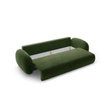 Tonale 3-Sitzer Sofa mit Schlaffunktion und Stauraum, aus Samt in Armeegrün (Magic Velvet 2295), 262x105x88 cm von Cosmopolitan Design – Bild 6