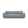Tonale 3-Sitzer Sofa mit Schlaffunktion und Stauraum, aus Samt in Blaugrau (Magic Velvet 2224), 262x105x88 cm von Cosmopolitan Design – Bild 1