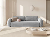 Tonale 3-Sitzer Sofa mit Schlaffunktion und Stauraum, aus Samt in Grau (Magic Velvet 2240), 262x105x88 cm von Cosmopolitan Design – Bild 2
