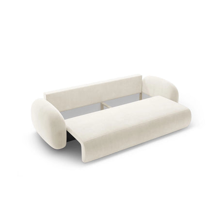 Tonale 3-Sitzer Sofa mit Schlaffunktion und Stauraum, aus Samt oder Chenille, 262x105x88 cm von Cosmopolitan Design – Bild 6