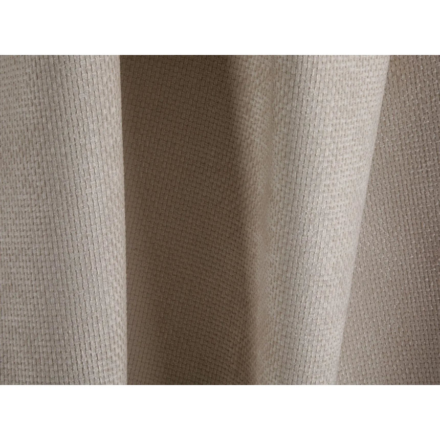 Tonale 4-Sitzer Ecksofa mit Schlaffunktion, ausklappbar, aus Chenille in Dunkelbeige (Eden 4 Beige), 262x149 cm von Cosmopolitan Design – Bild 8