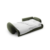 Tonale 4-Sitzer Ecksofa mit Schlaffunktion, ausklappbar, aus Chenille in Grün (Eden 12 Olive), 262x149 cm von Cosmopolitan Design – Bild 5