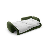 Tonale 4-Sitzer Ecksofa mit Schlaffunktion, ausklappbar, aus Samt in Armeegrün (Magic Velvet 2295), 262x149 cm von Cosmopolitan Design – Bild 5