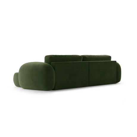 Tonale 4-Sitzer Ecksofa mit Schlaffunktion, ausklappbar, aus Samt in Armeegrün (Magic Velvet 2295), 262x149 cm von Cosmopolitan Design – Bild 7