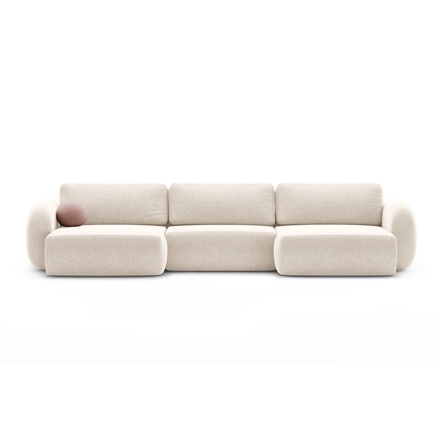 Tonale 5-Sitzer Panorama Sofa aus Chenille, 362x149x88 cm von Cosmopolitan Design – Bild 1