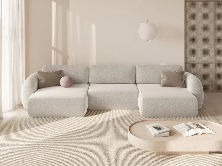 Tonale 5-Sitzer Panorama Sofa aus Chenille, 362x149x88 cm von Cosmopolitan Design – Bild 2