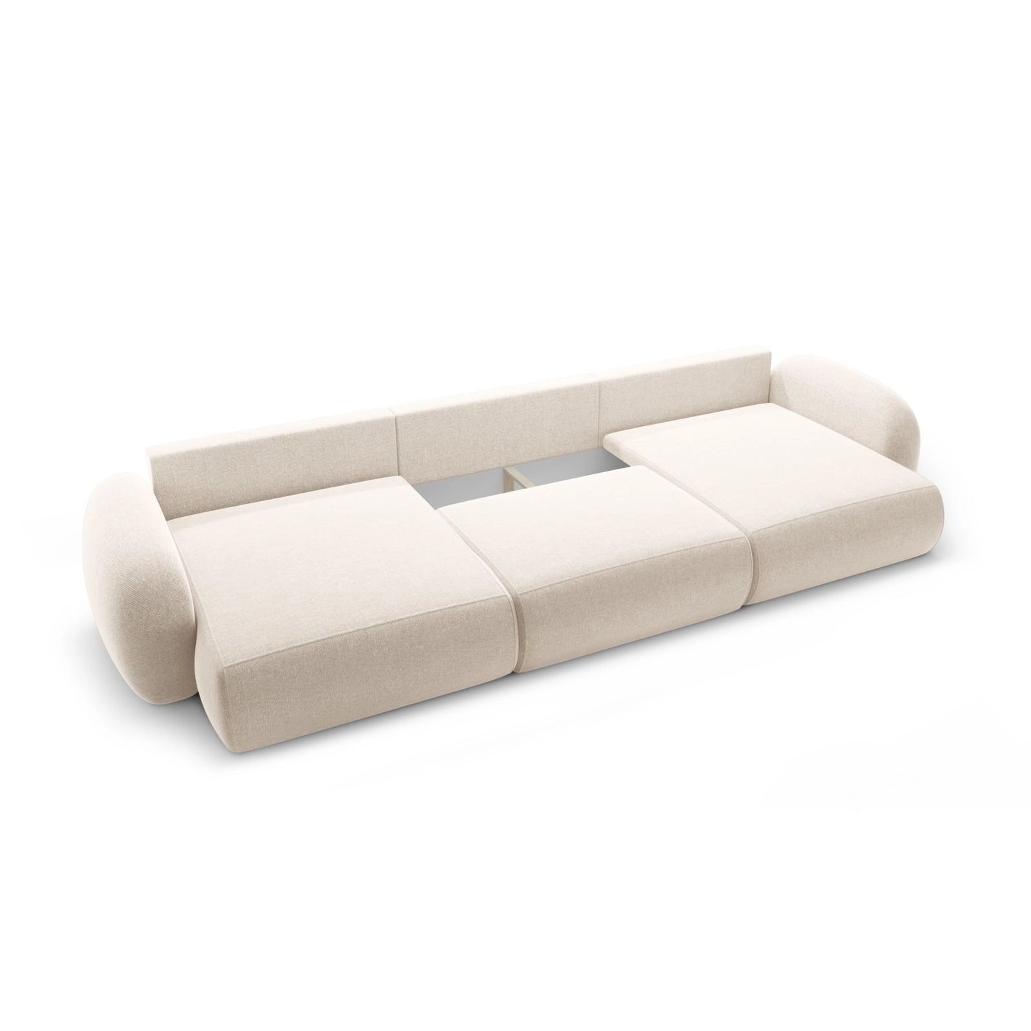 Tonale 5-Sitzer Panorama Sofa aus Chenille, 362x149x88 cm von Cosmopolitan Design – Bild 5