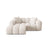 Treno 2-Sitzer Ecksofa, Linke Seite, aus Samt oder Chenille, 180x164 cm von Cosmopolitan Design – Bild 1