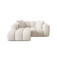 Treno 2-Sitzer Ecksofa, Linke Seite, aus Samt oder Chenille, 180x164 cm von Cosmopolitan Design – Bild 1