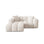 Treno 2-Sitzer Ecksofa, Linke Seite, aus Samt oder Chenille, 180x164 cm von Cosmopolitan Design – Bild 1
