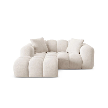 Treno 2-Sitzer Ecksofa, Linke Seite, aus Samt oder Chenille, 180x164 cm von Cosmopolitan Design – Bild 1