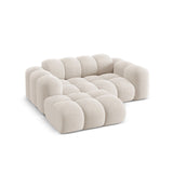 Treno 2-Sitzer Ecksofa, Linke Seite, aus Samt oder Chenille, 180x164 cm von Cosmopolitan Design – Bild 5