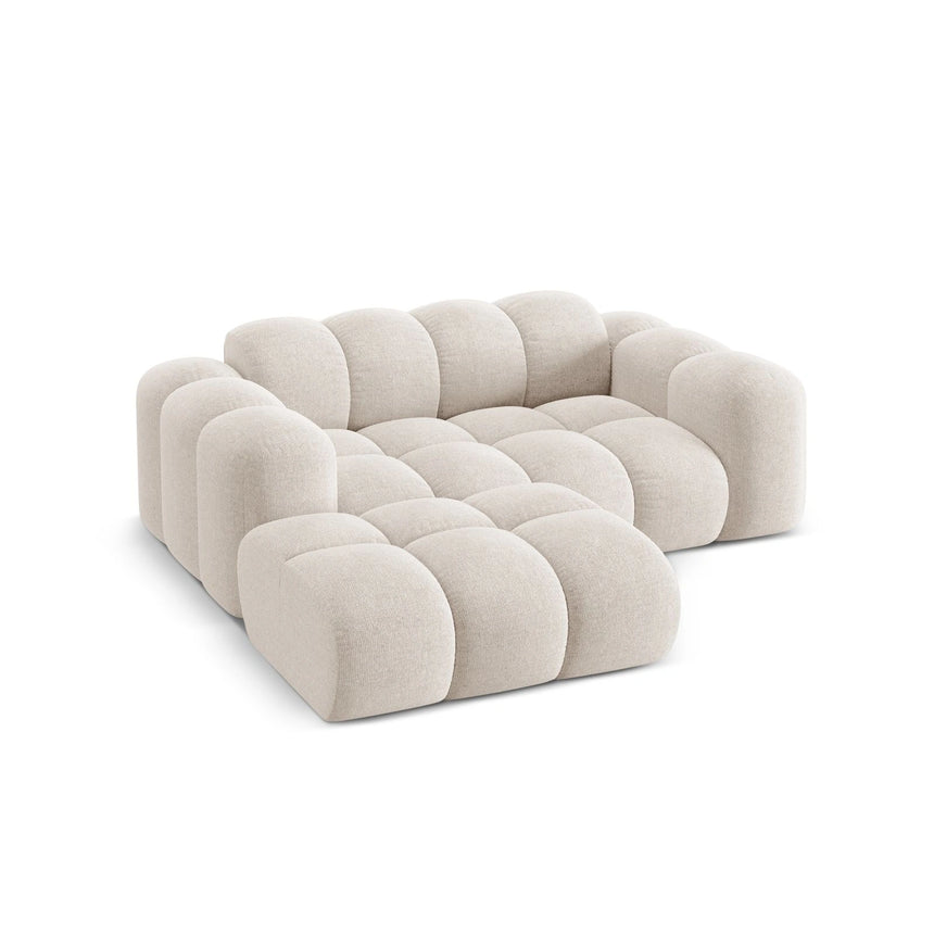 Treno 2-Sitzer Ecksofa, Linke Seite, aus Samt oder Chenille, 180x164 cm von Cosmopolitan Design – Bild 5