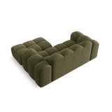 Treno 2-Sitzer Ecksofa, Rechte Seite, aus Chenille in Grün (Eden 12 Olive), 180x164 cm von Cosmopolitan Design – Bild 6