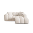 Treno 2-Sitzer Ecksofa, Rechte Seite, aus Samt oder Chenille, 180x164 cm von Cosmopolitan Design – Bild 1