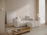 Treno 2-Sitzer Ecksofa, Rechte Seite, aus Samt oder Chenille, 180x164 cm von Cosmopolitan Design – Bild 2