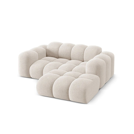 Treno 2-Sitzer Ecksofa, Rechte Seite, aus Samt oder Chenille, 180x164 cm von Cosmopolitan Design – Bild 5
