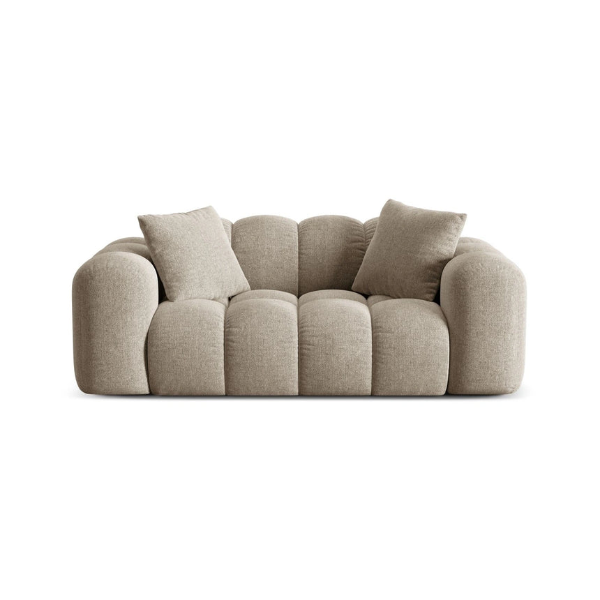 Treno 2-Sitzer Sofa aus Chenille in Dunkelbeige (Eden 4 Beige), 180x94 cm von Cosmopolitan Design – Bild 1