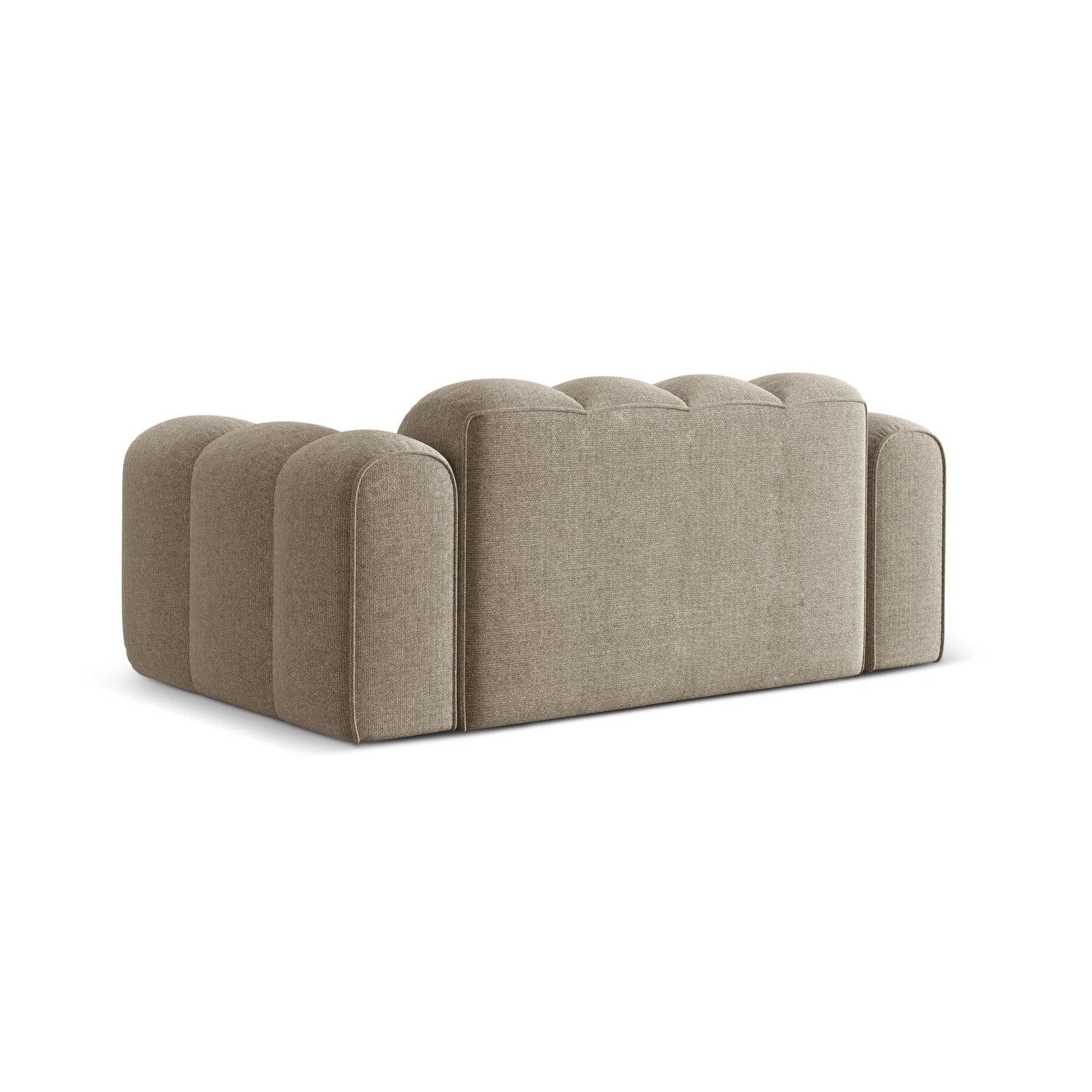 Treno 2-Sitzer Sofa aus Chenille in Dunkelbeige (Eden 4 Beige), 180x94 cm von Cosmopolitan Design – Bild 5