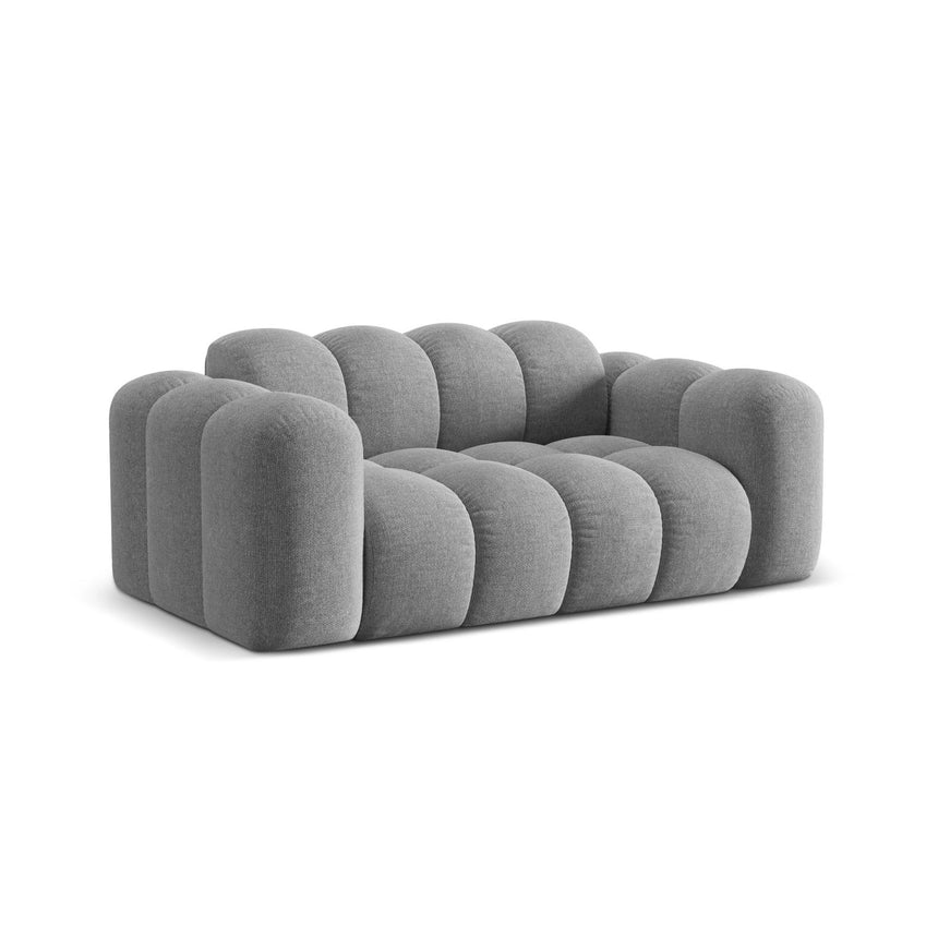 Treno 2-Sitzer Sofa aus Chenille in Hellgrau (Eden 18 Grey), 180x94 cm von Cosmopolitan Design – Bild 4