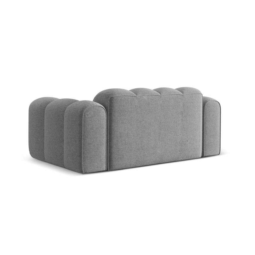 Treno 2-Sitzer Sofa aus Chenille in Hellgrau (Eden 18 Grey), 180x94 cm von Cosmopolitan Design – Bild 5