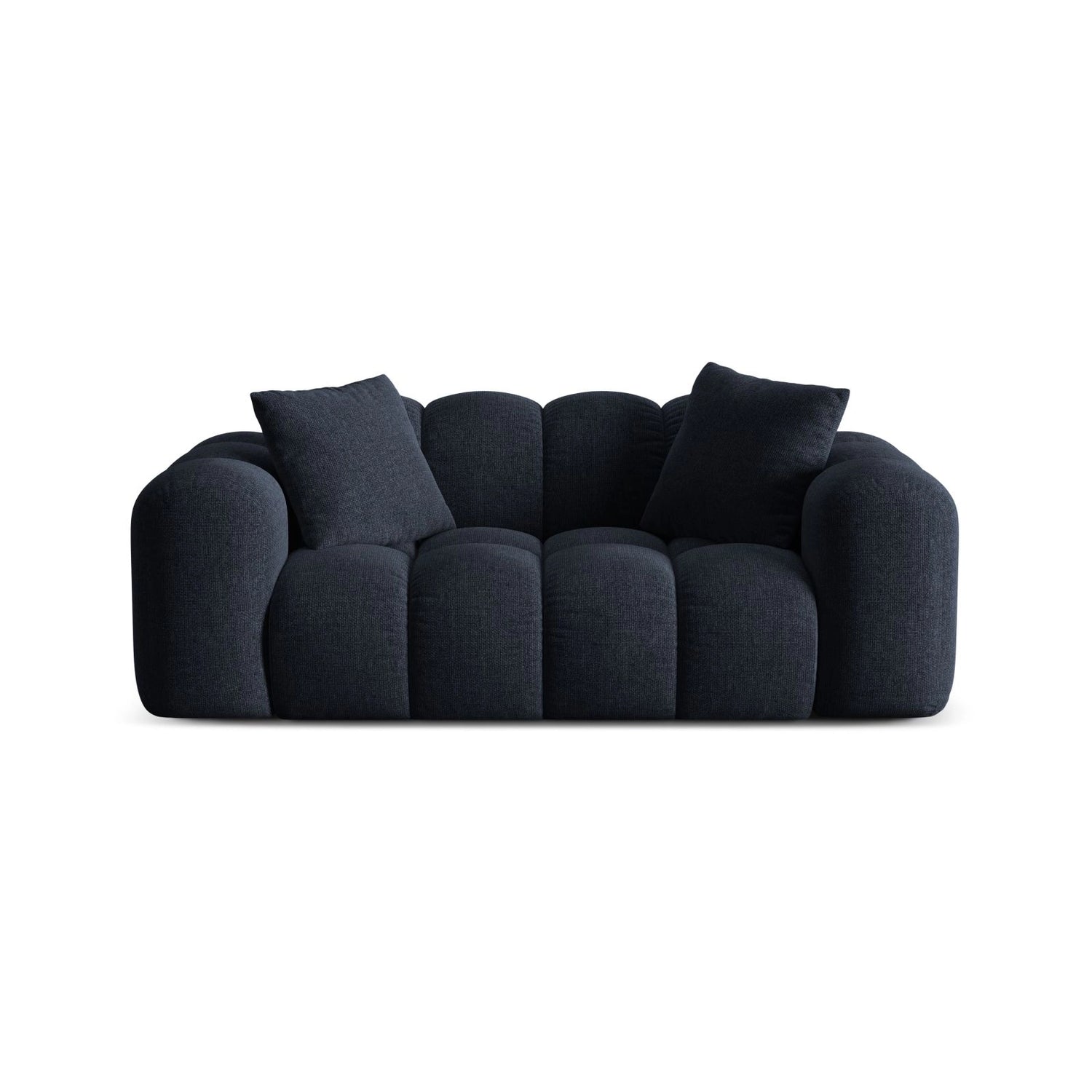 Treno 2-Sitzer Sofa aus Chenille in Marineblau (Eden 16 Deep Blue), 180x94 cm von Cosmopolitan Design – Bild 1