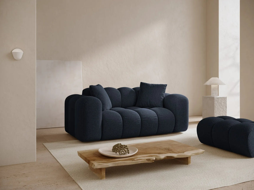 Treno 2-Sitzer Sofa aus Chenille in Marineblau (Eden 16 Deep Blue), 180x94 cm von Cosmopolitan Design – Bild 2
