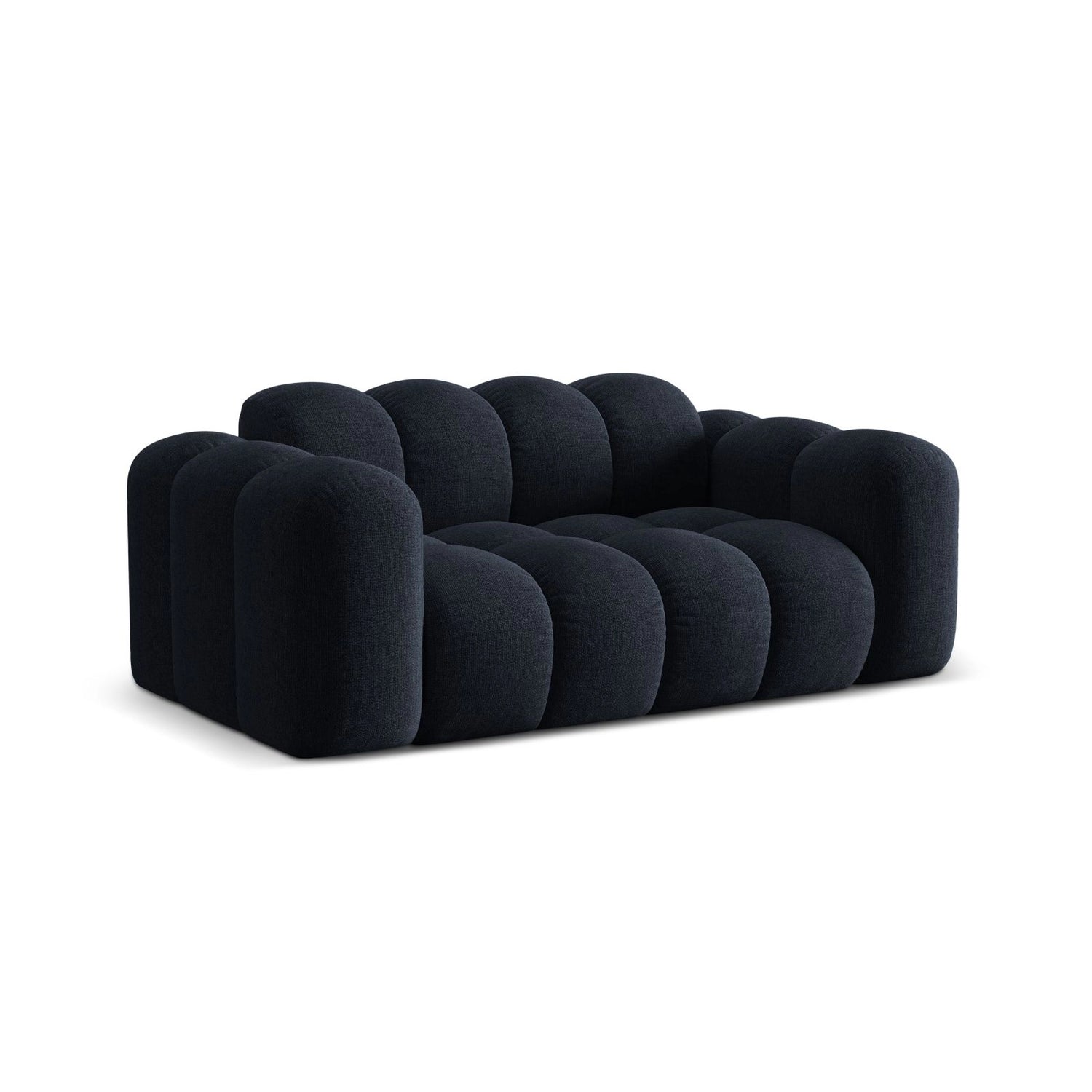 Treno 2-Sitzer Sofa aus Chenille in Marineblau (Eden 16 Deep Blue), 180x94 cm von Cosmopolitan Design – Bild 4
