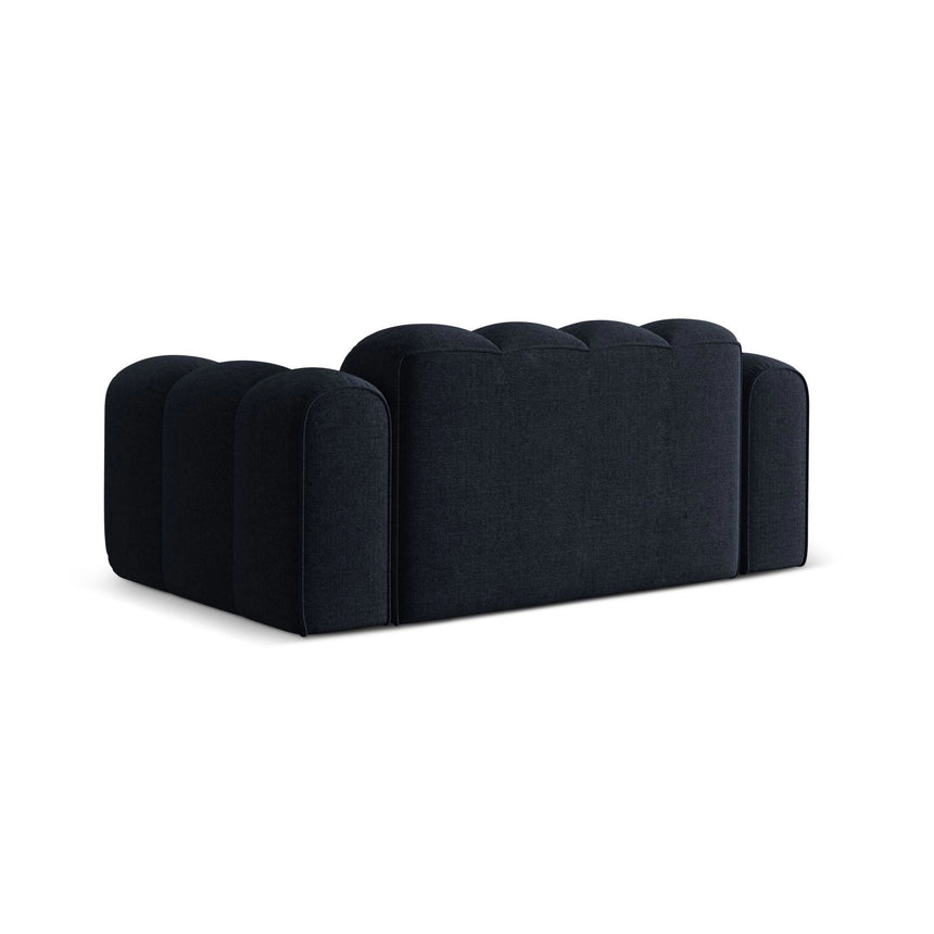 Treno 2-Sitzer Sofa aus Chenille in Marineblau (Eden 16 Deep Blue), 180x94 cm von Cosmopolitan Design – Bild 5