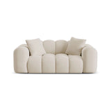 Treno 2-Sitzer Sofa aus Samt in Dunkelbeige (Bluvel 30), 180x94 cm von Cosmopolitan Design – Bild 1