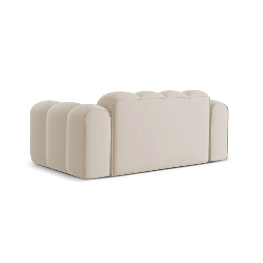 Treno 2-Sitzer Sofa aus Samt in Dunkelbeige (Bluvel 30), 180x94 cm von Cosmopolitan Design – Bild 5
