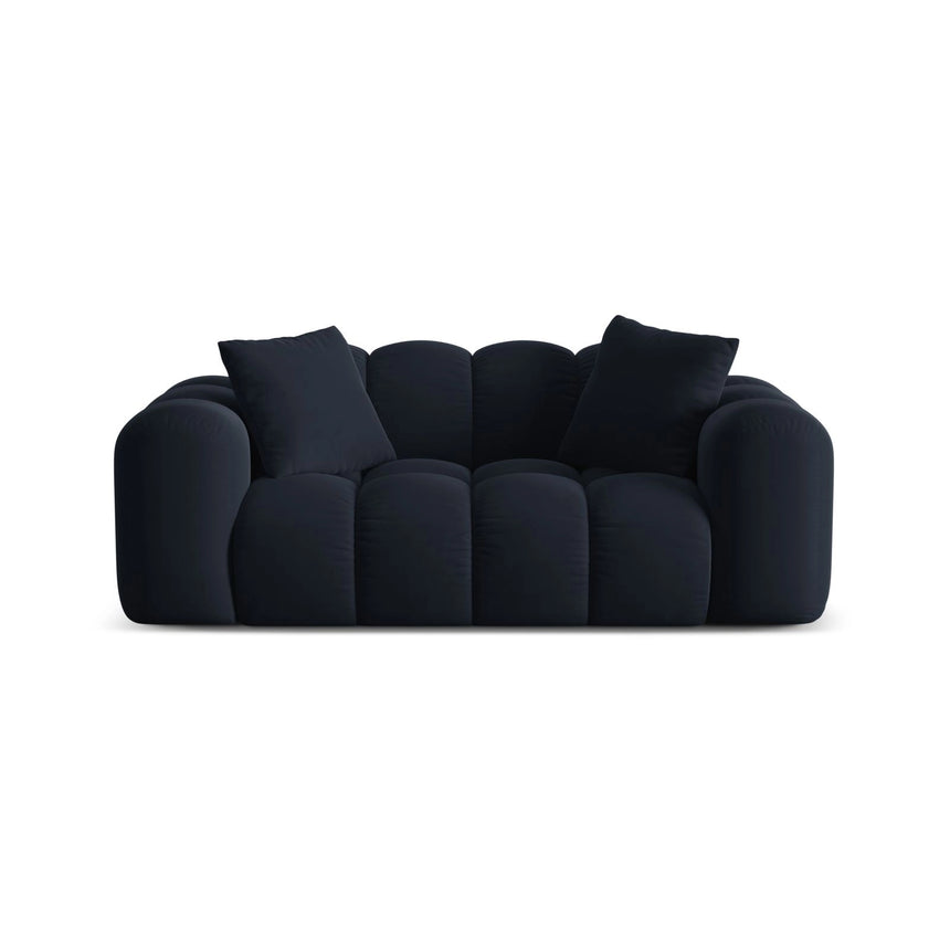 Treno 2-Sitzer Sofa aus Samt in Dunkelblau (Bluvel 89), 180x94 cm von Cosmopolitan Design – Bild 1