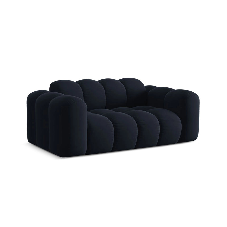 Treno 2-Sitzer Sofa aus Samt in Dunkelblau (Bluvel 89), 180x94 cm von Cosmopolitan Design – Bild 4