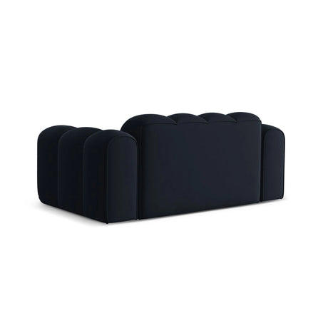 Treno 2-Sitzer Sofa aus Samt in Dunkelblau (Bluvel 89), 180x94 cm von Cosmopolitan Design – Bild 5