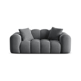 Treno 2-Sitzer Sofa aus Samt in Grau (Bluvel 14), 180x94 cm von Cosmopolitan Design – Bild 1