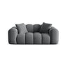 Treno 2-Sitzer Sofa aus Samt in Grau (Bluvel 14), 180x94 cm von Cosmopolitan Design – Bild 1