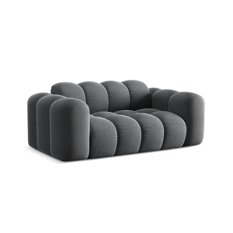 Treno 2-Sitzer Sofa aus Samt in Grau (Bluvel 14), 180x94 cm von Cosmopolitan Design – Bild 4