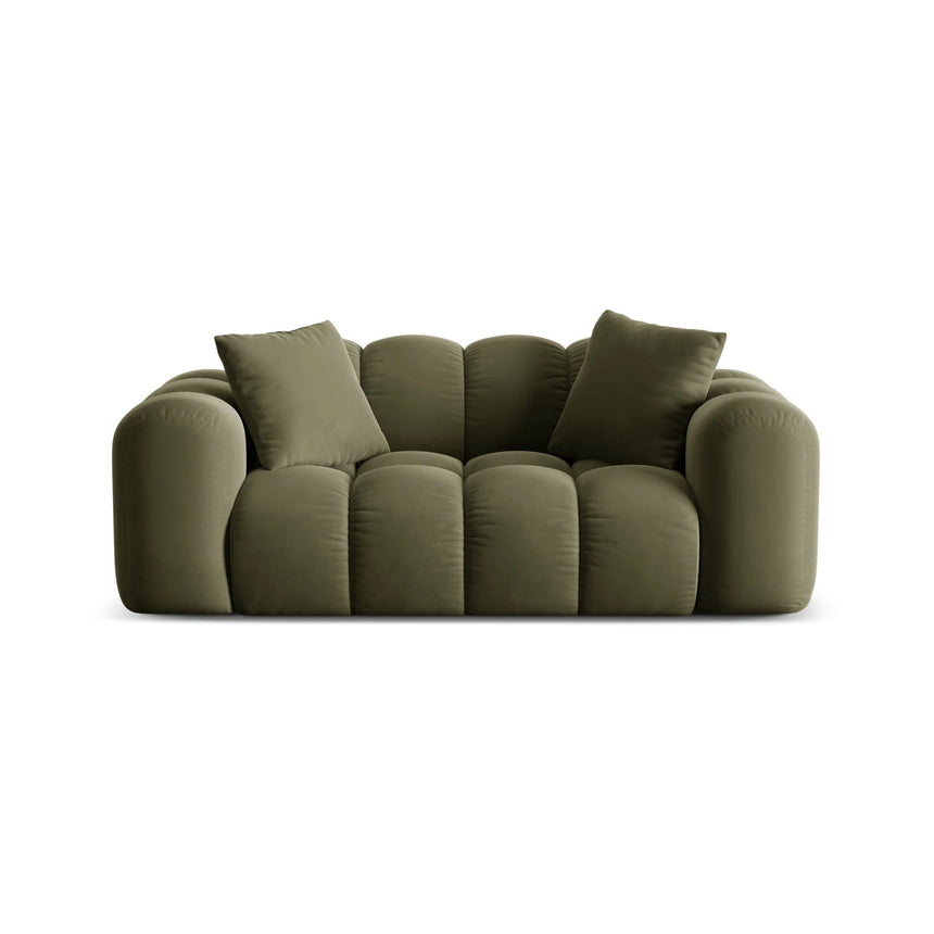 Treno 2-Sitzer Sofa aus Samt in Grün (Bluvel 77), 180x94 cm von Cosmopolitan Design – Bild 1