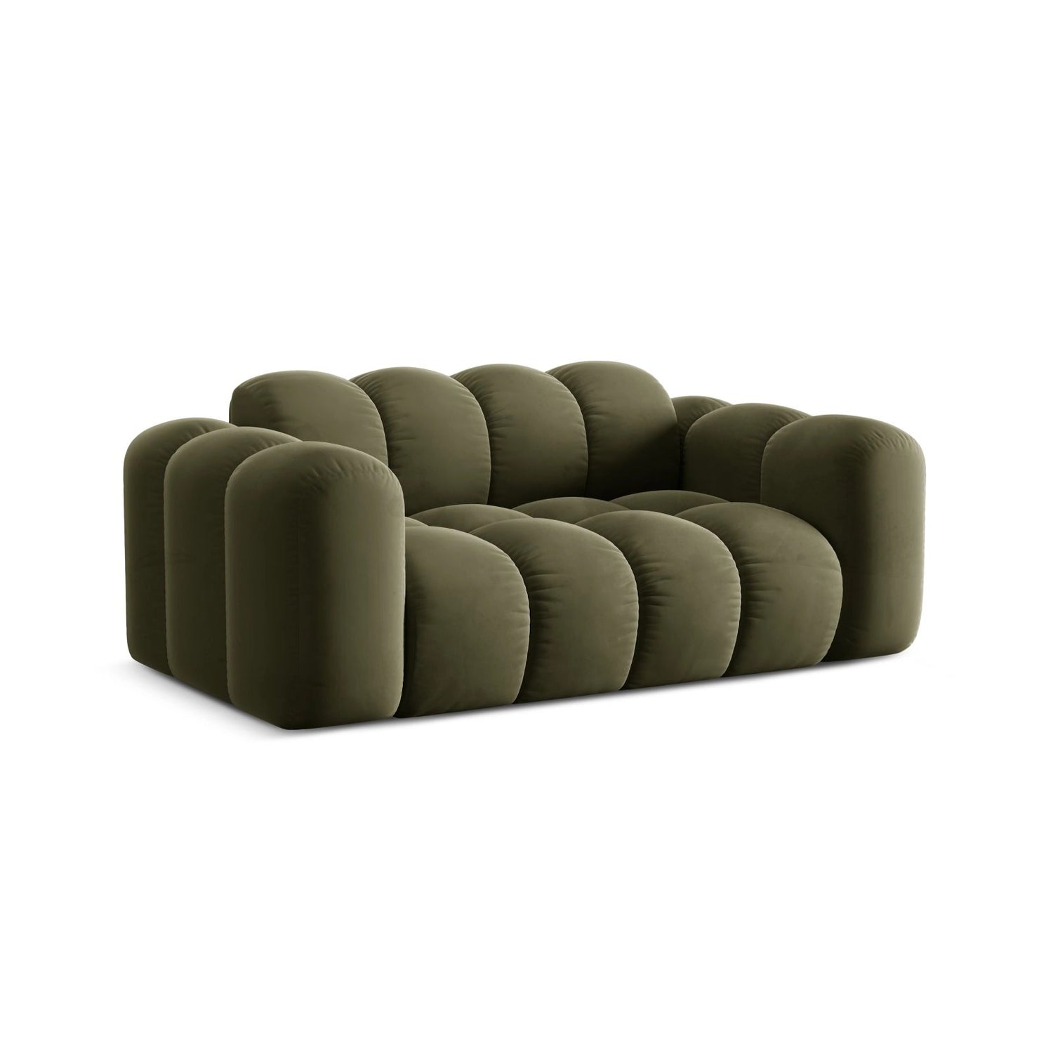 Treno 2-Sitzer Sofa aus Samt in Grün (Bluvel 77), 180x94 cm von Cosmopolitan Design – Bild 4
