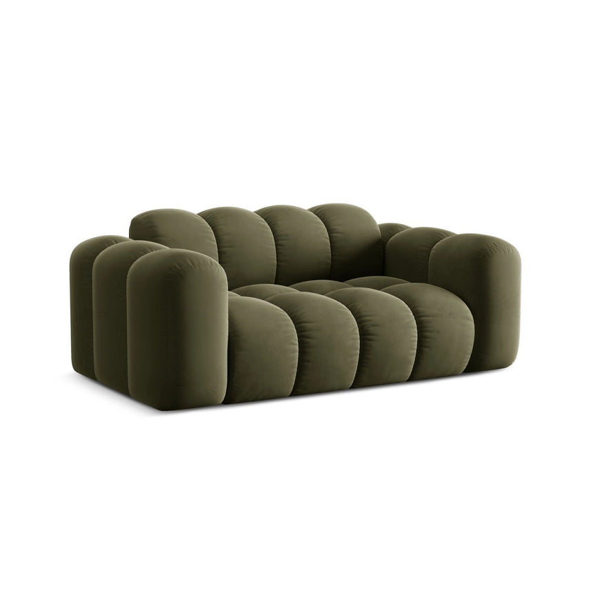 Treno 2-Sitzer Sofa aus Samt in Grün (Bluvel 77), 180x94 cm von Cosmopolitan Design – Bild 4