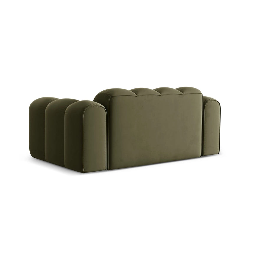 Treno 2-Sitzer Sofa aus Samt in Grün (Bluvel 77), 180x94 cm von Cosmopolitan Design – Bild 5