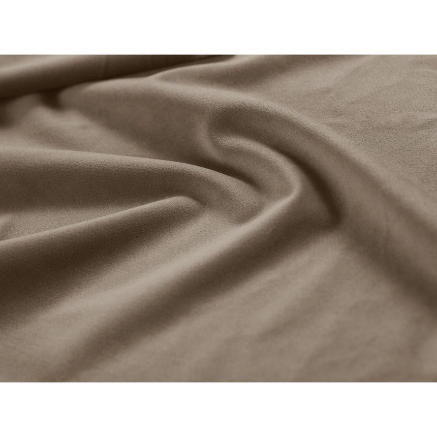 Treno 3-Sitzer Ecksofa, Rechte Seite, aus Samt in Cappuccino (Bluvel 40), 240x184x70 cm von Cosmopolitan Design – Bild 7