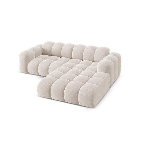 Treno 3-Sitzer Ecksofa, Rechte Seite, aus Samt oder Chenille, 240x184x70 cm von Cosmopolitan Design – Bild 5